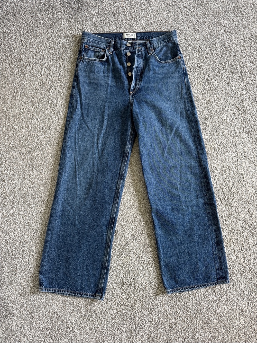 AGOLDE Wren Wide-Leg Jeans in Control